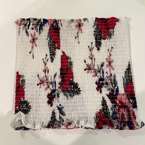 Women’s Floral Tube Top Crop Top